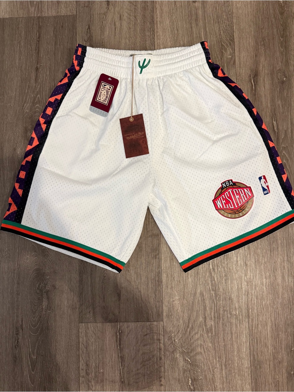 1995 Mitchell & Ness NBA West All Star Shorts size Medium new with tags